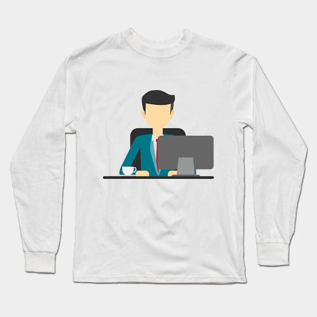 Programmer Long Sleeve T-Shirt by dblaiya